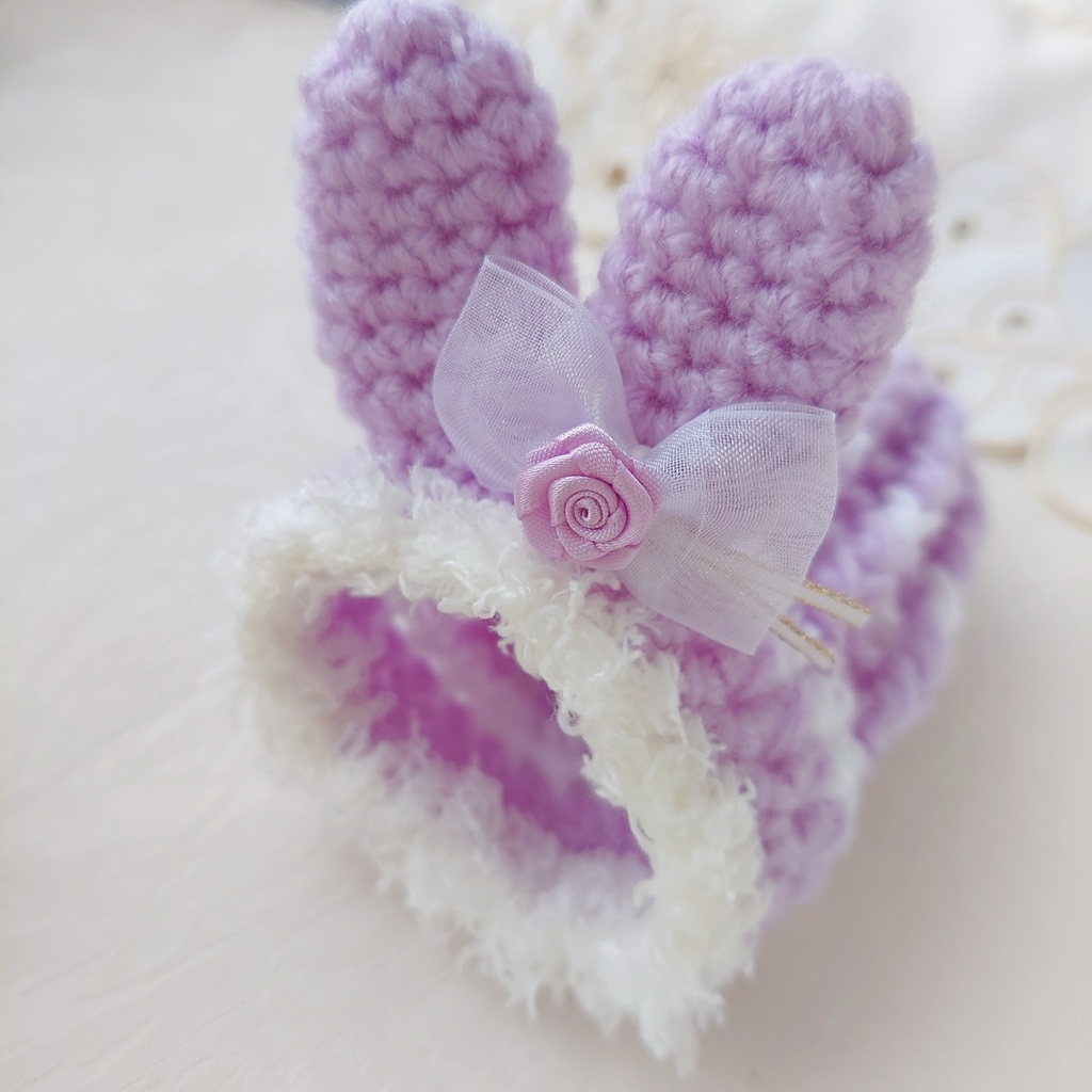 もちマス着ぐるみ うさ耳パステルカラーバラ