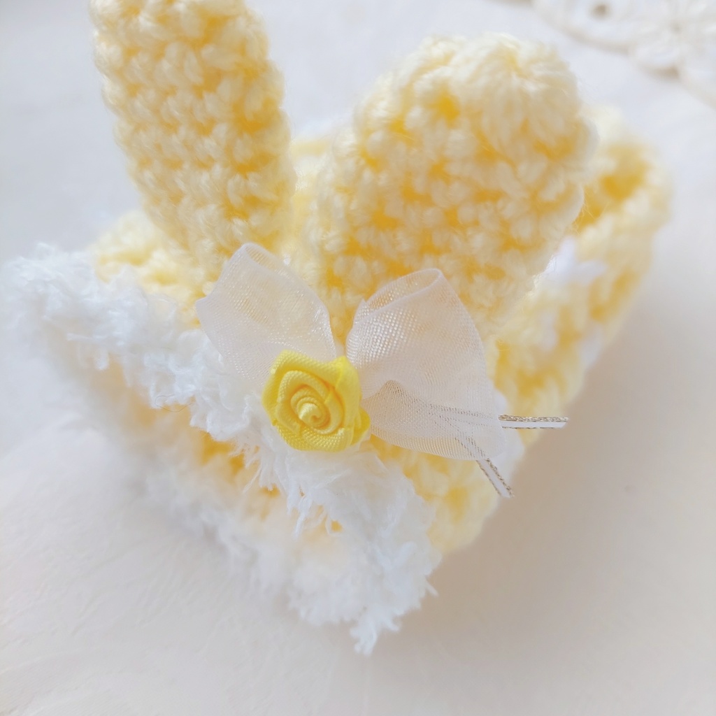 もちマス着ぐるみ うさ耳パステルカラーバラ