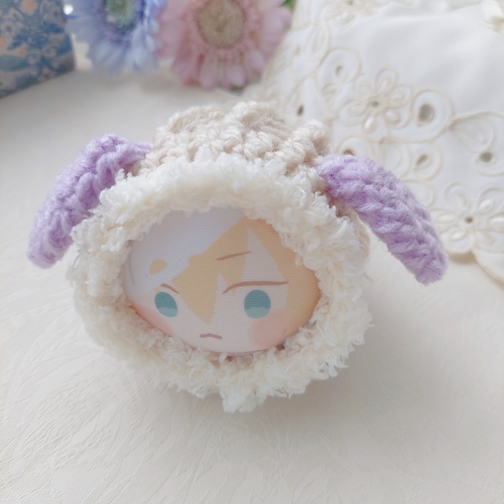 おまんじゅう着ぐるみ 犬耳ミルクティー色