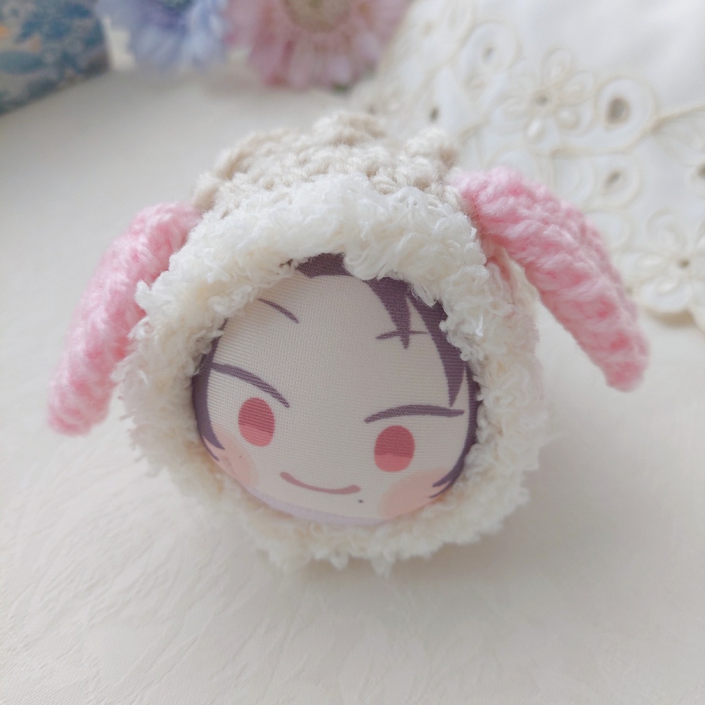 おまんじゅう着ぐるみ 犬耳ミルクティー色