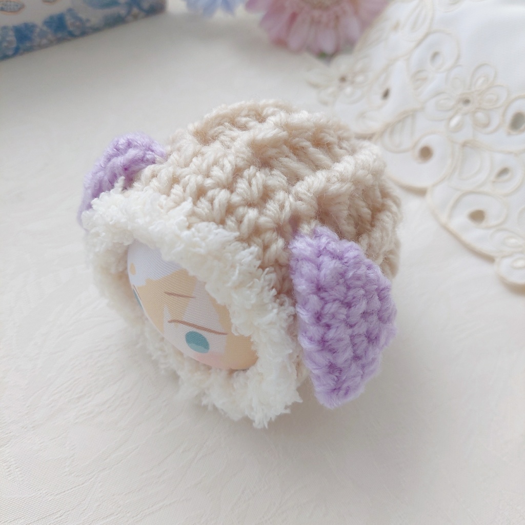 おまんじゅう着ぐるみ 犬耳ミルクティー色