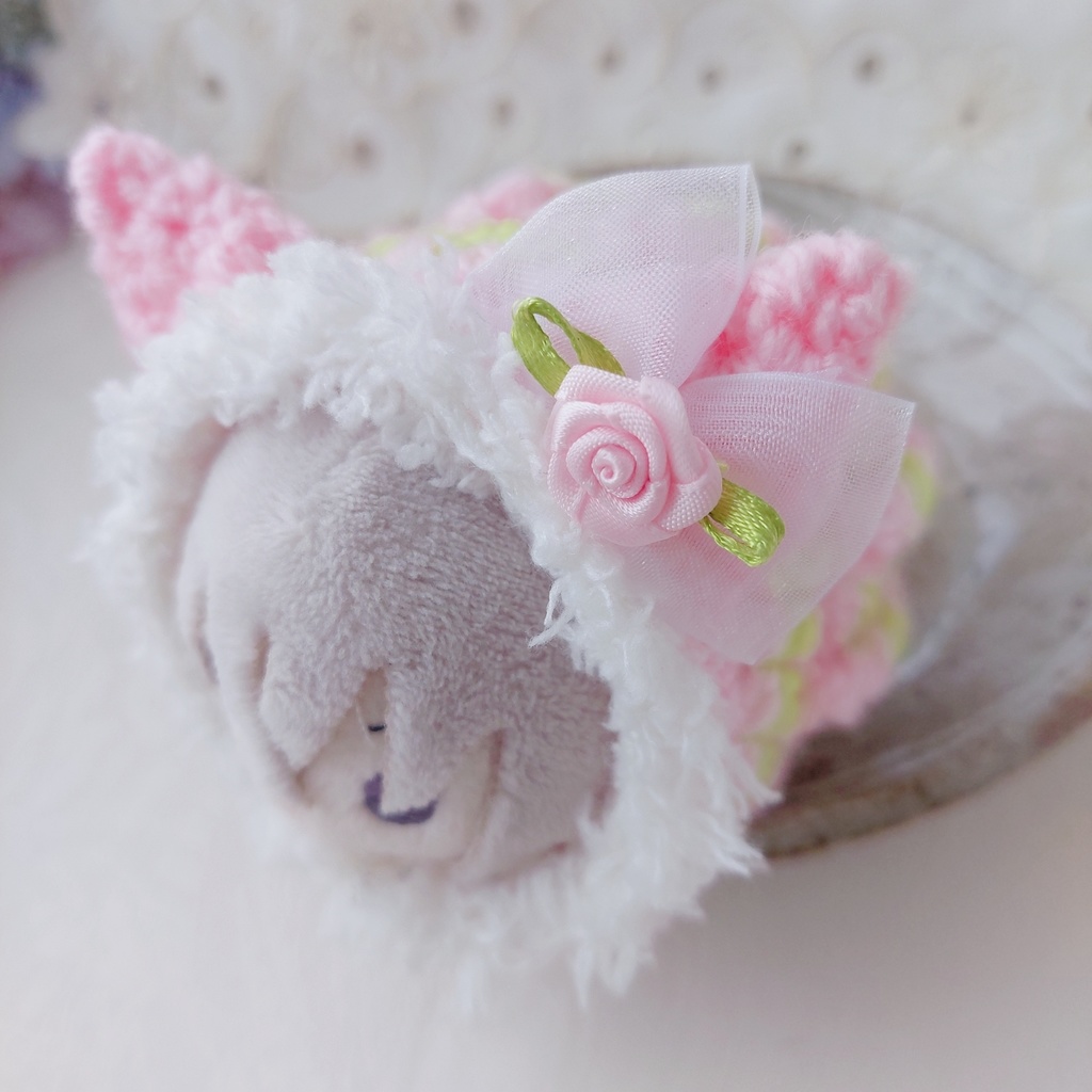 もちマス着ぐるみ 桜もち色