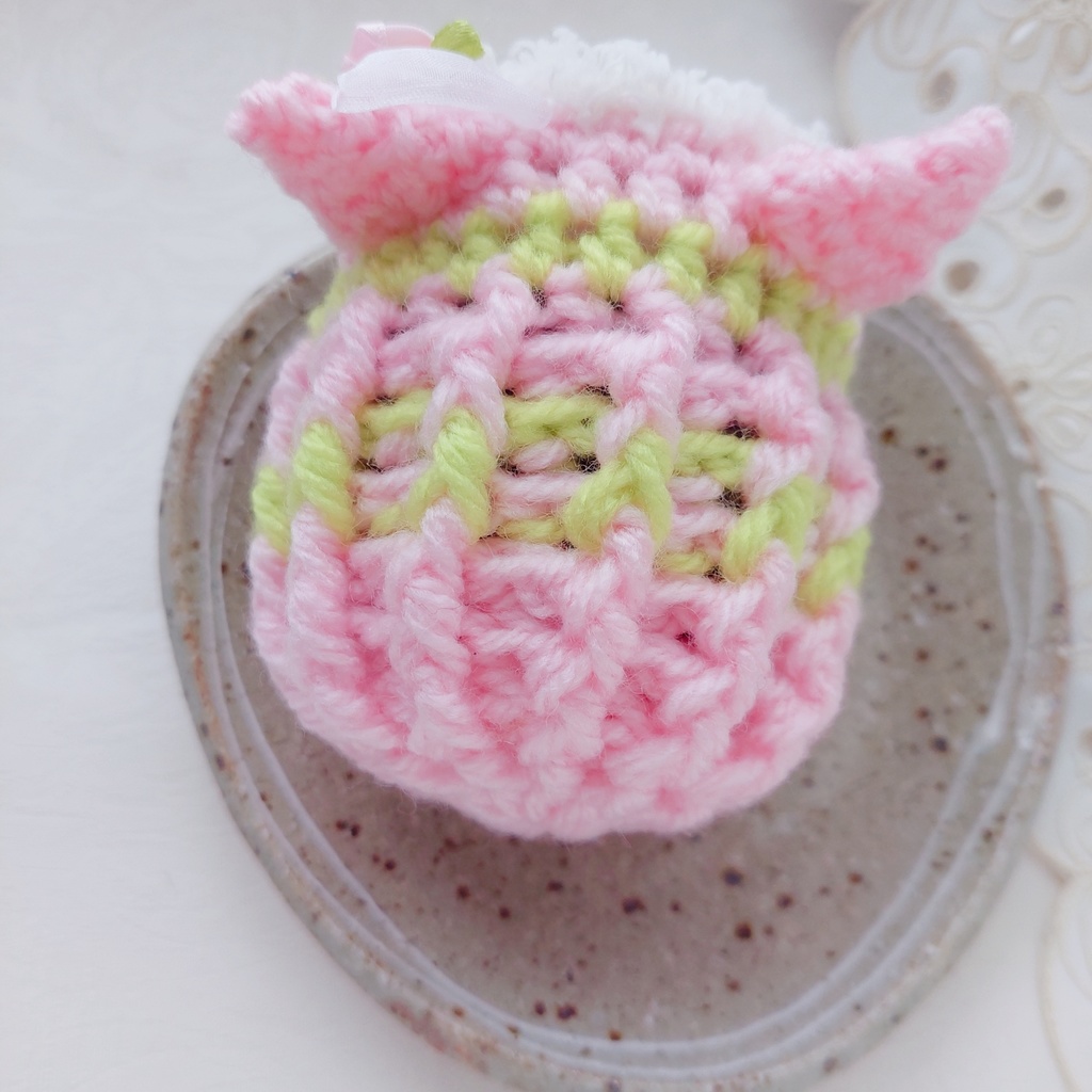 もちマス着ぐるみ 桜もち色