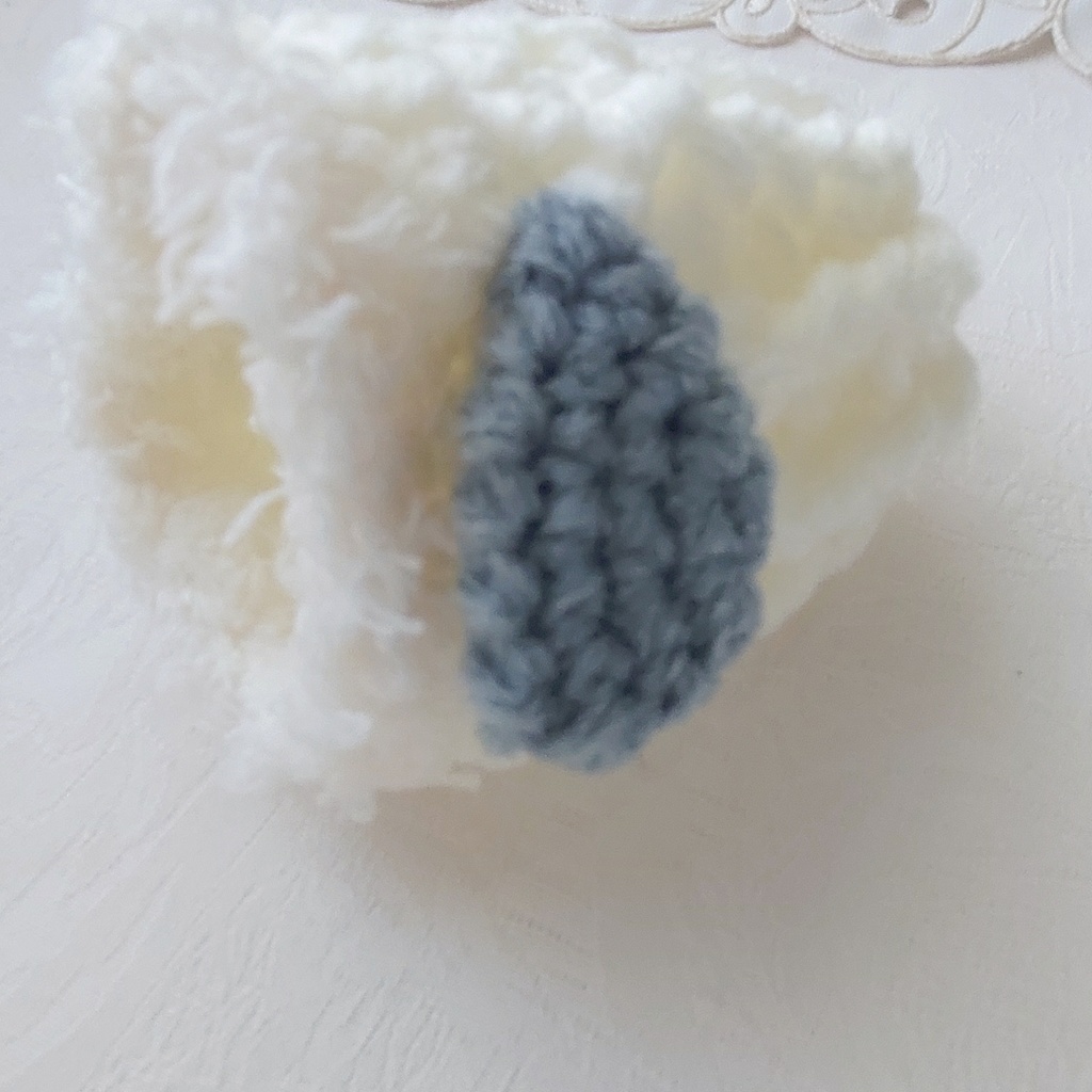 おまんじゅう着ぐるみ ミルク色犬耳くすみカラー