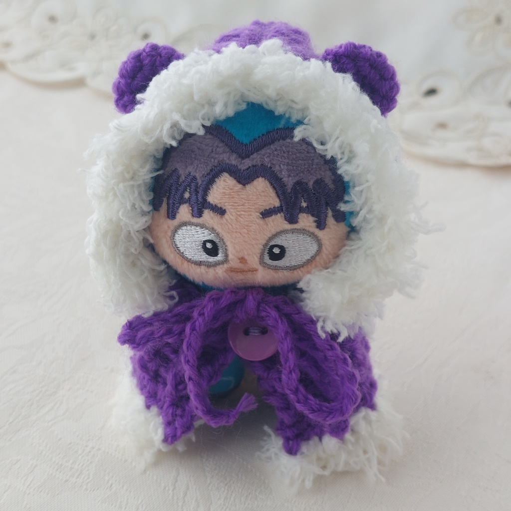 8センチぬいサイズ着ぐるみ　紫