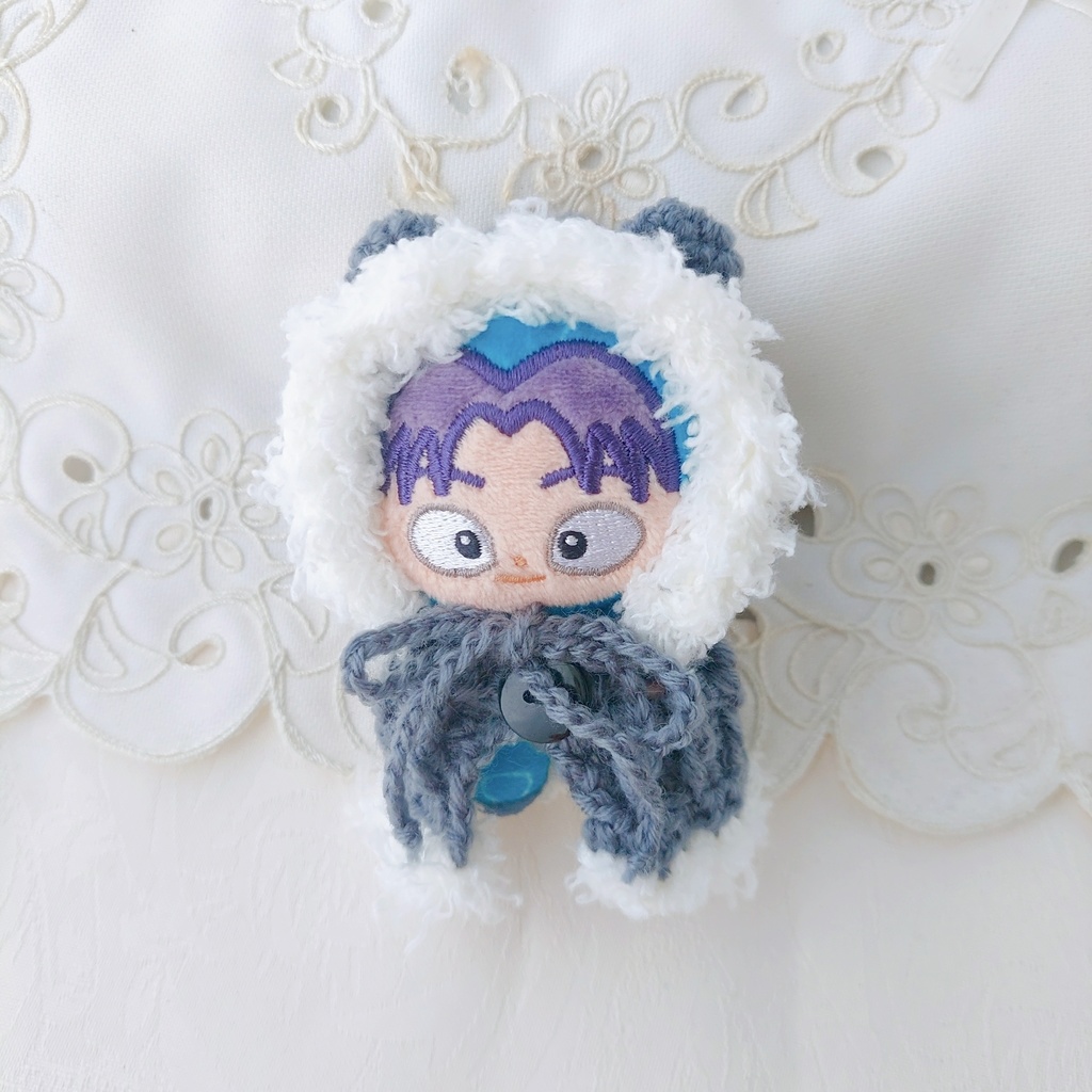 ほわぬいサイズ着ぐるみ グレー