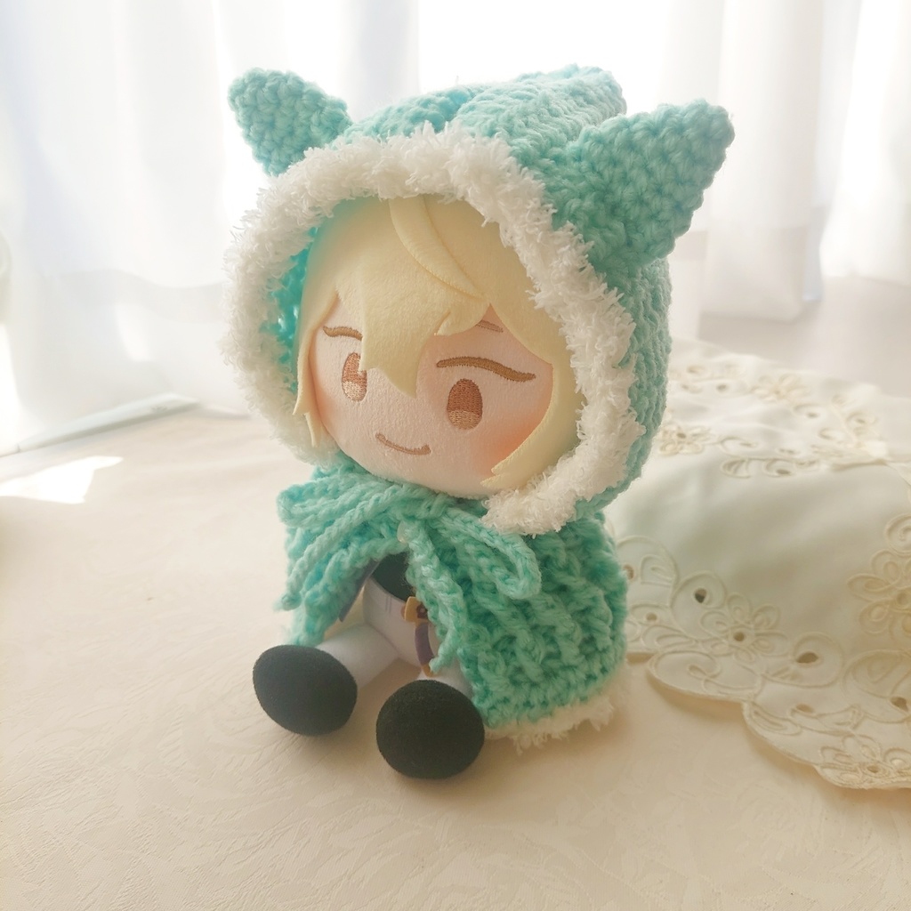 わんぱくぬい着ぐるみ イエロー グリーン ねこ耳