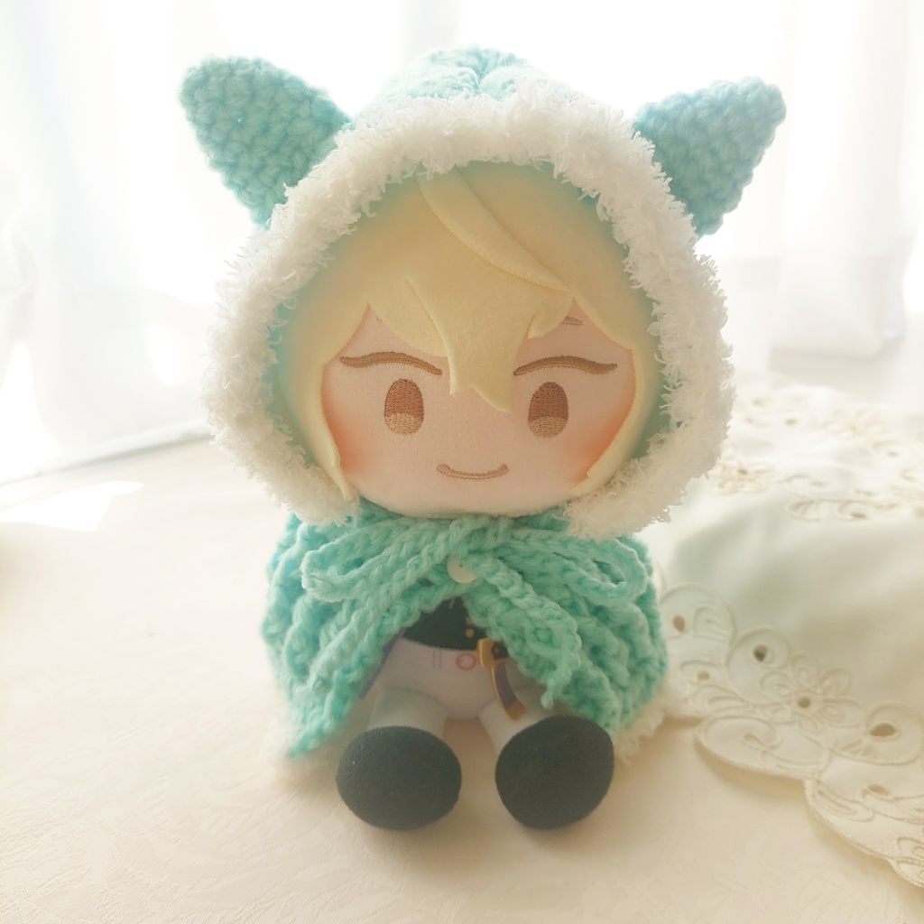 わんぱくぬい着ぐるみ イエロー グリーン ねこ耳