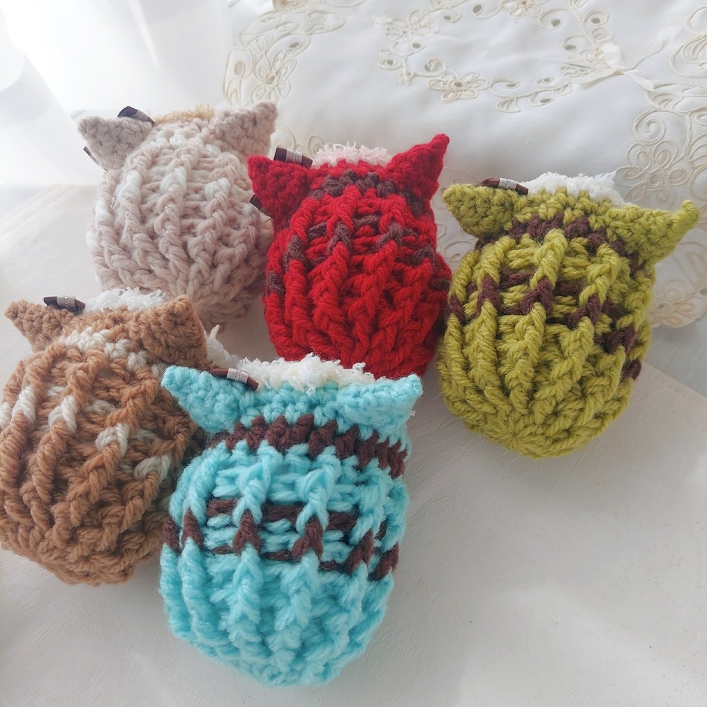 もちマス着ぐるみ チョコ色リボンスイーツカラー