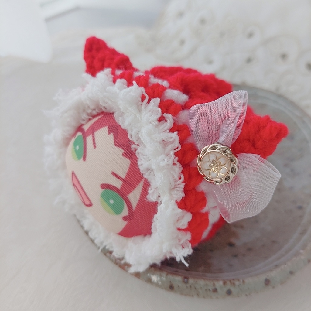 おまんじゅう着ぐるみ【87】シフォンビジュリボン