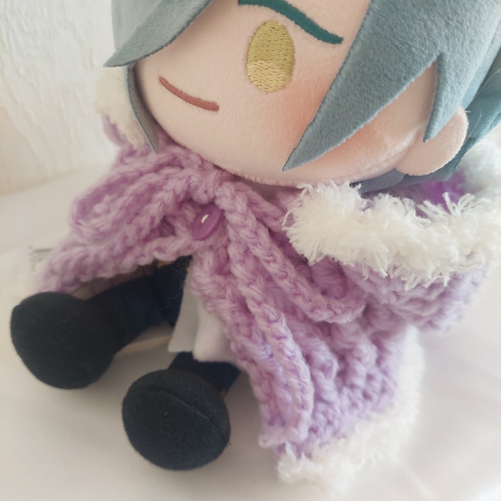 わんぱくぬいサイズ着ぐるみ ラベンダーうさ耳しっぽ付