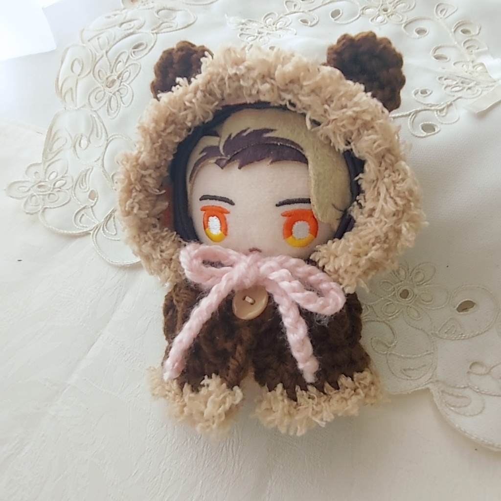 変身マスコットサイズ(10cm)着ぐるみ くま耳