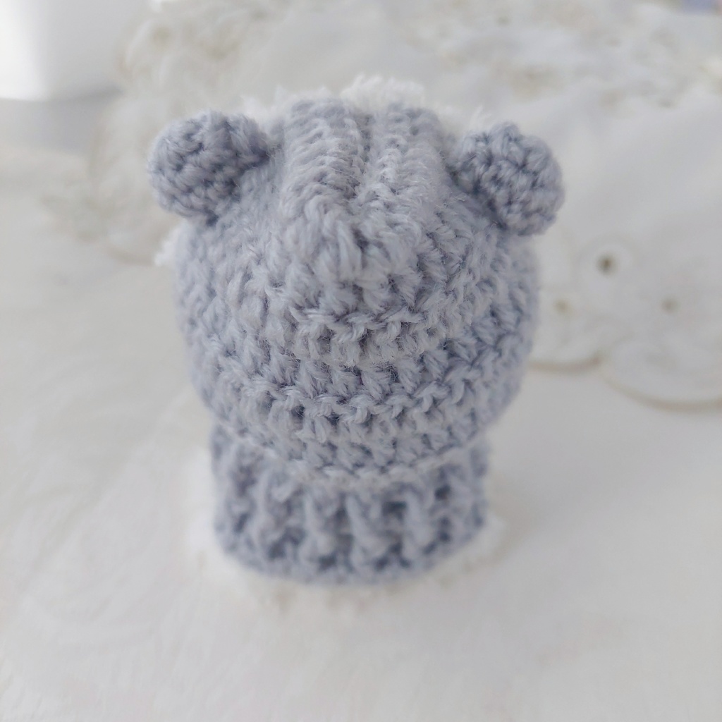 ほわぬい ぬい服 ライトグレー