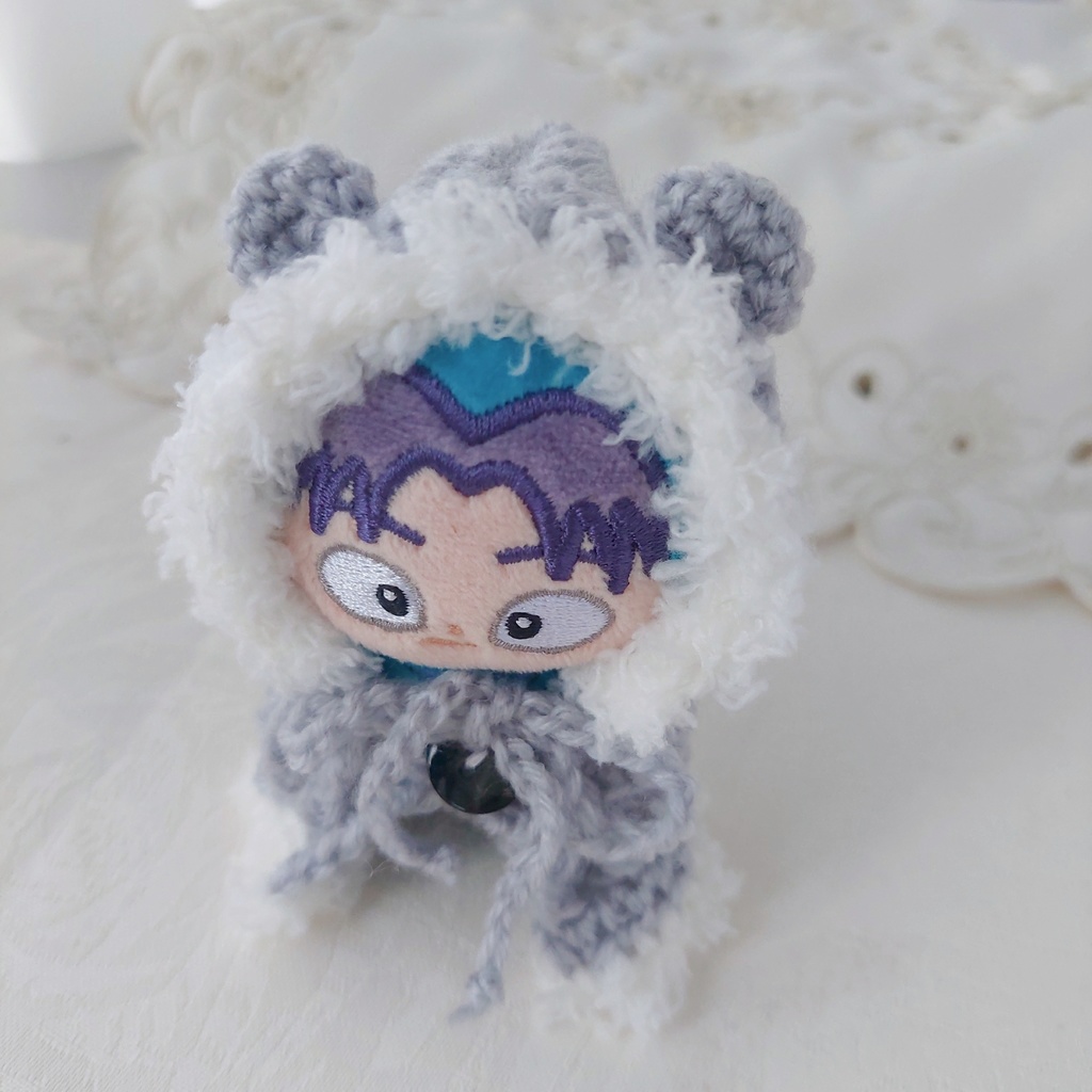 ほわぬい ぬい服 ライトグレー