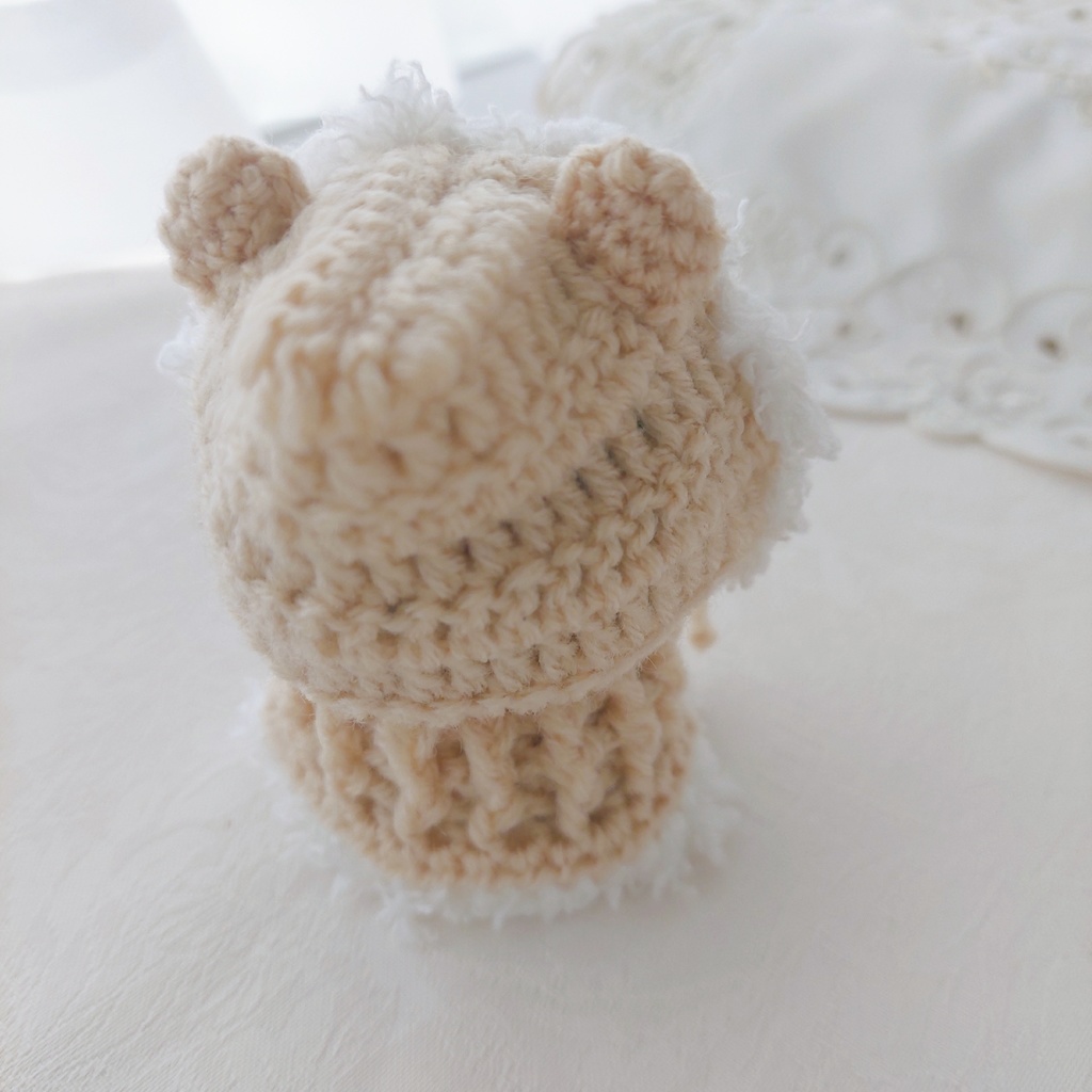 ほわぬい ぬい服 ベージュ