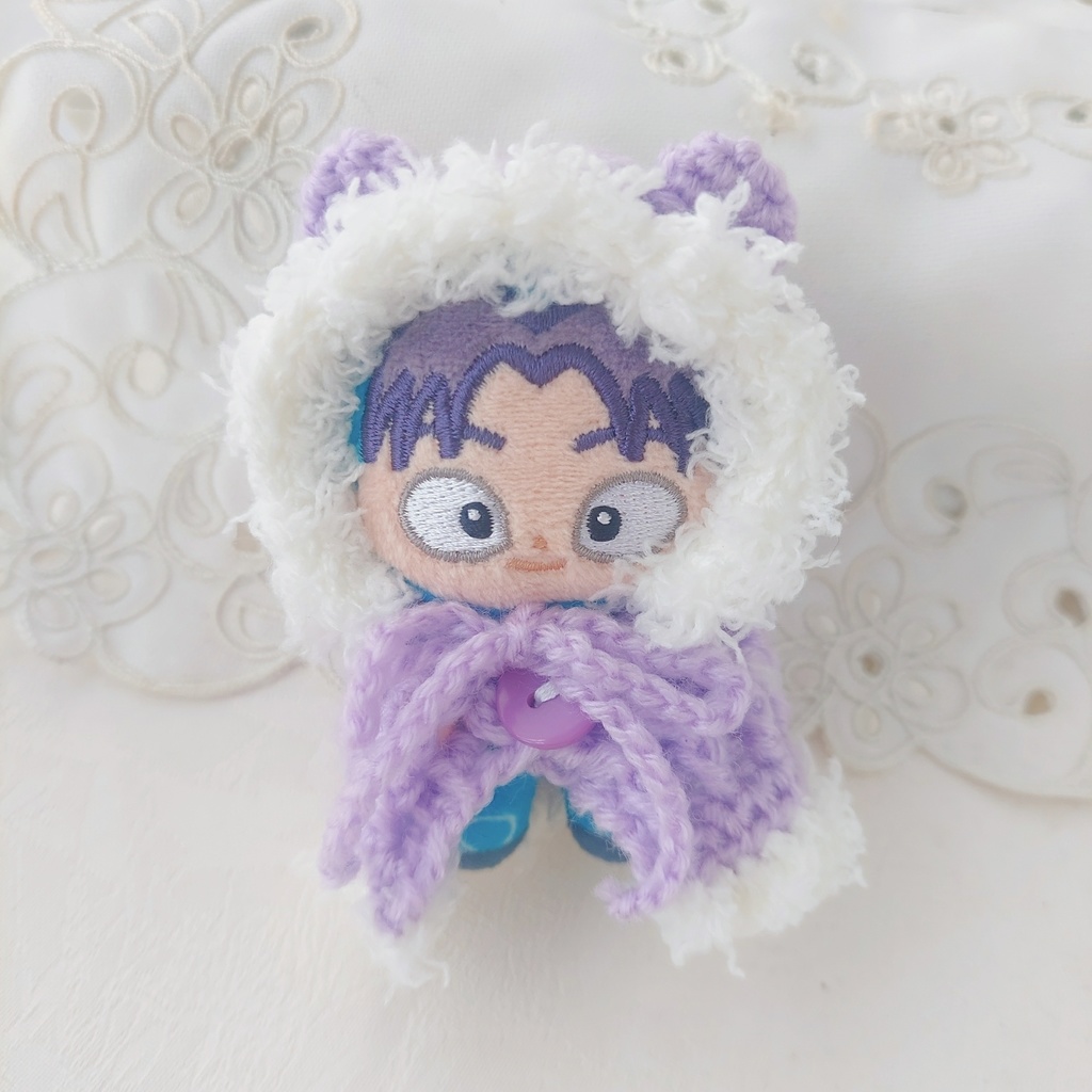 ほわぬい服 ラベンダー色