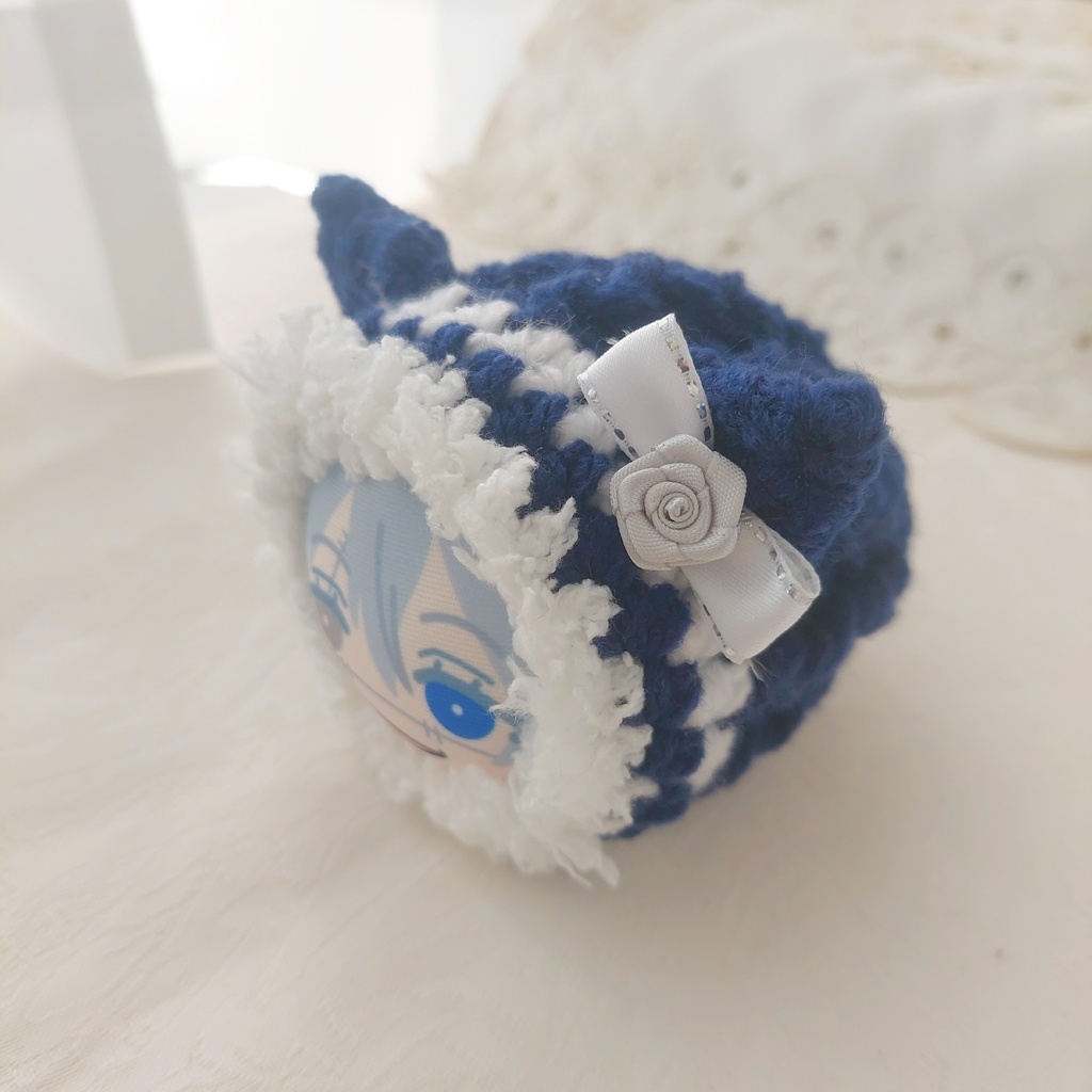 おまんじゅう着ぐるみ【69b】紺色グレーバラ