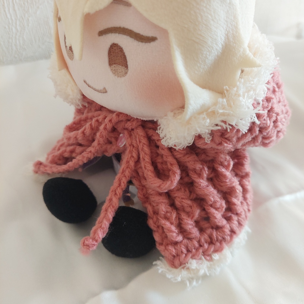 わんぱくぬいサイズ着ぐるみ うさ耳しっぽ付 くすみピンク