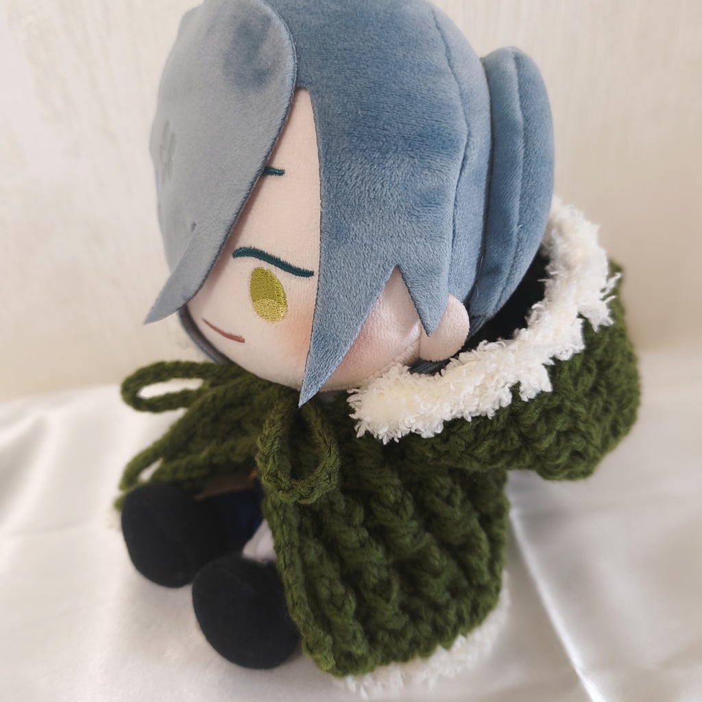 わんぱくぬいサイズ着ぐるみ モスグリーンうさ耳しっぽ付