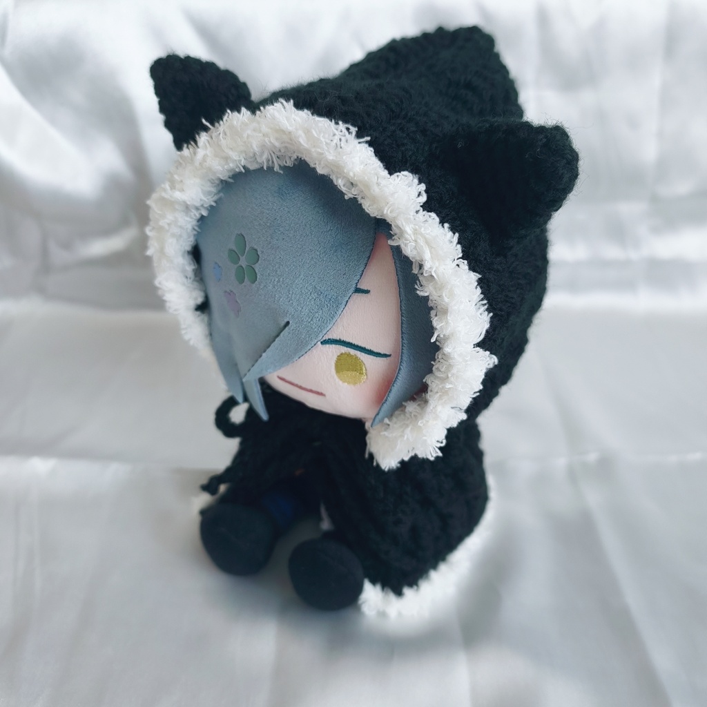 わんぱくぬい用着ぐるみ　黒ネコ耳