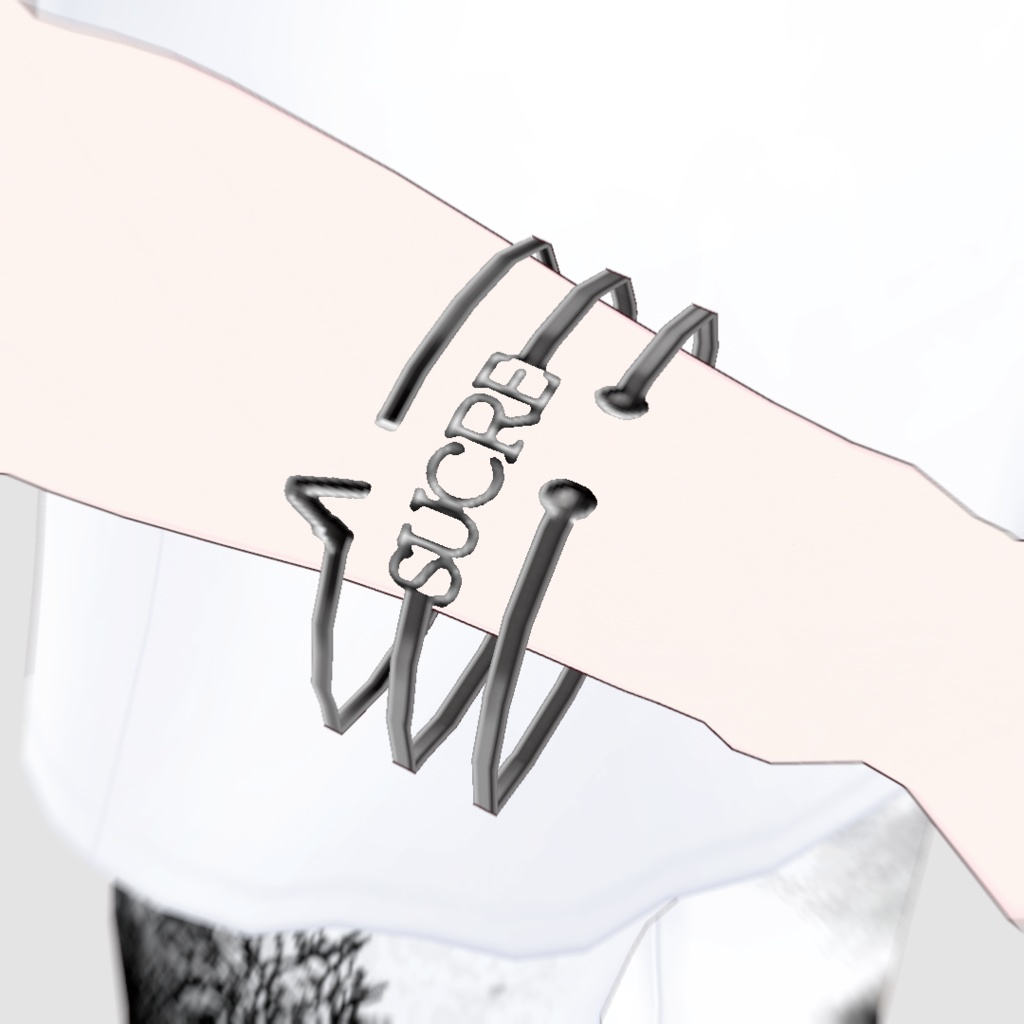 【無料版有】シンプルバングルセット【VRoid正式版】