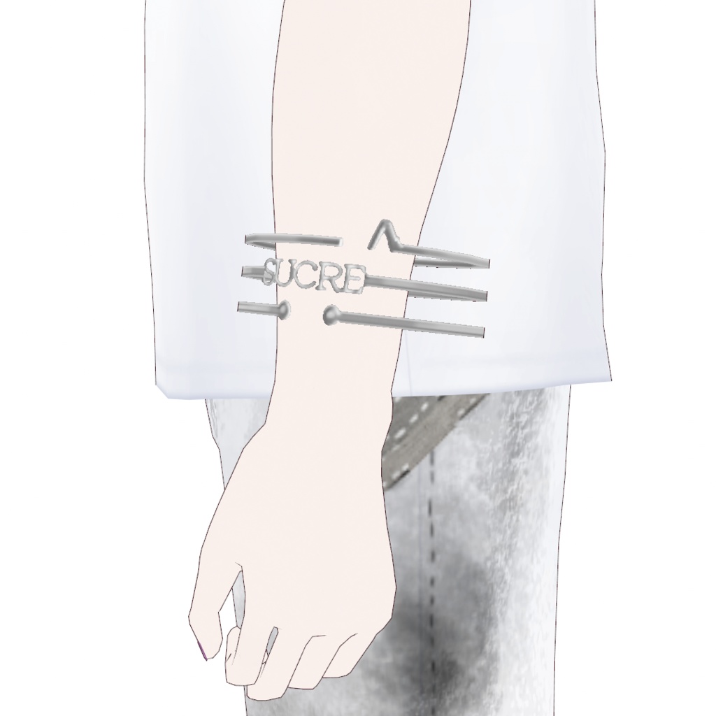 【無料版有】シンプルバングルセット【VRoid正式版】