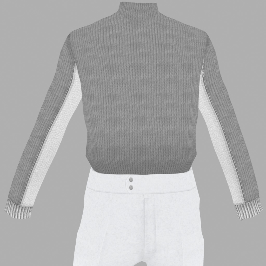 【VRoid】異素材mixジャケットコーデ