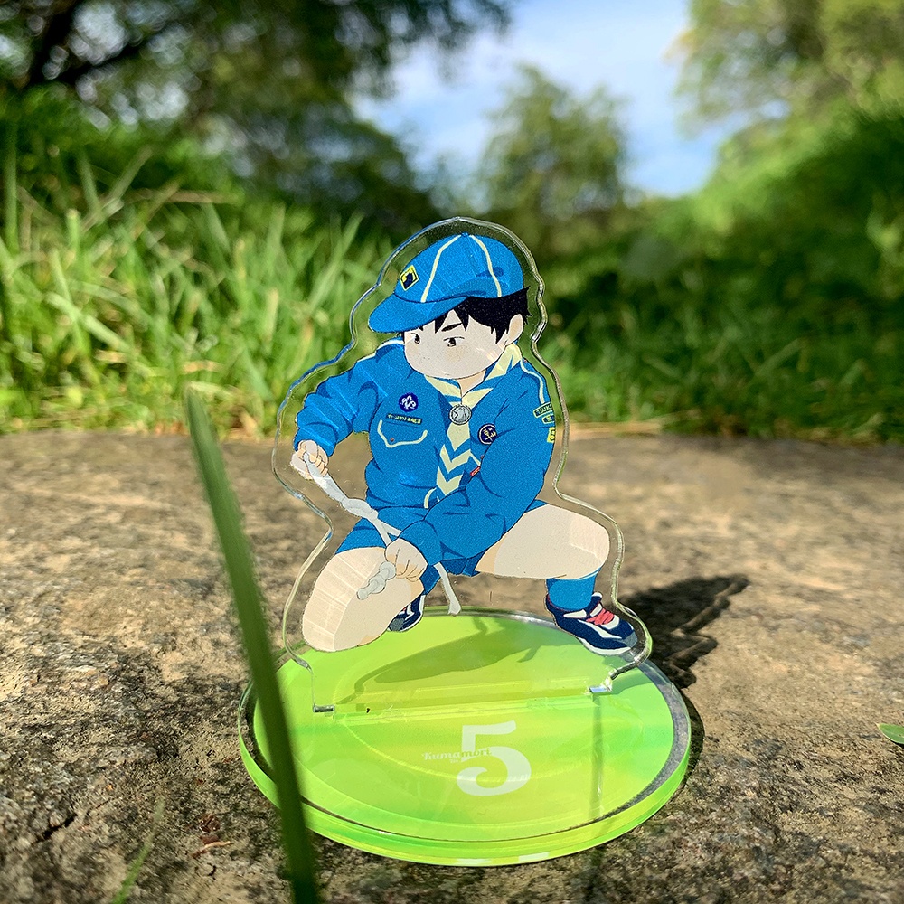 熊森第5団「ロープワーク」アクリルフィギュア