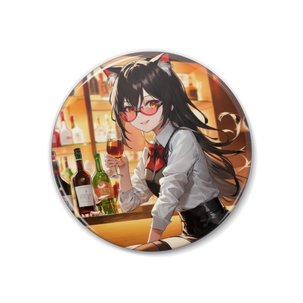 まなとBARで乾杯バッジ