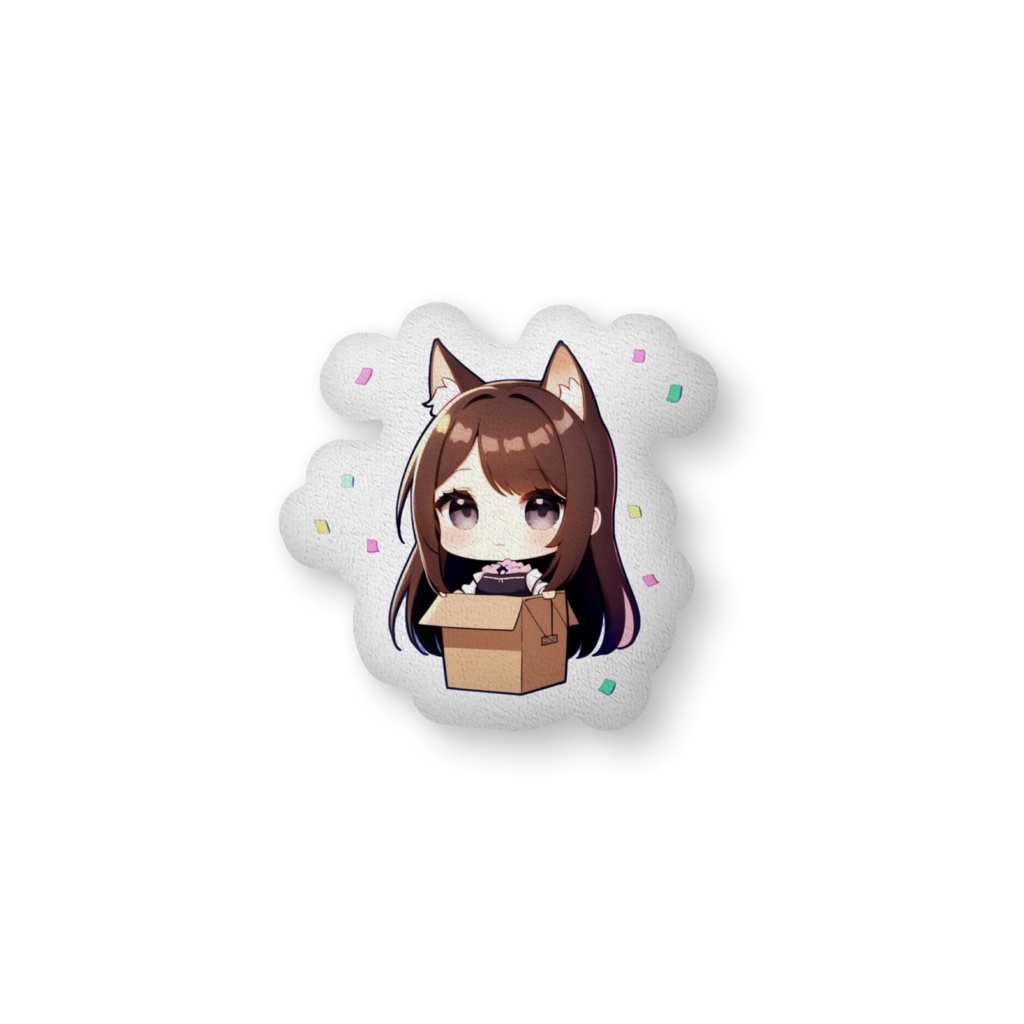 箱入りまなクッション
