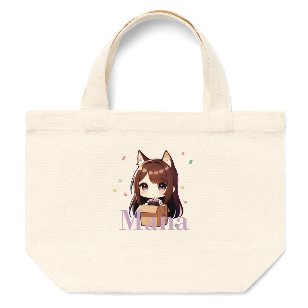 まなの箱入りワンポイント トートバッグ