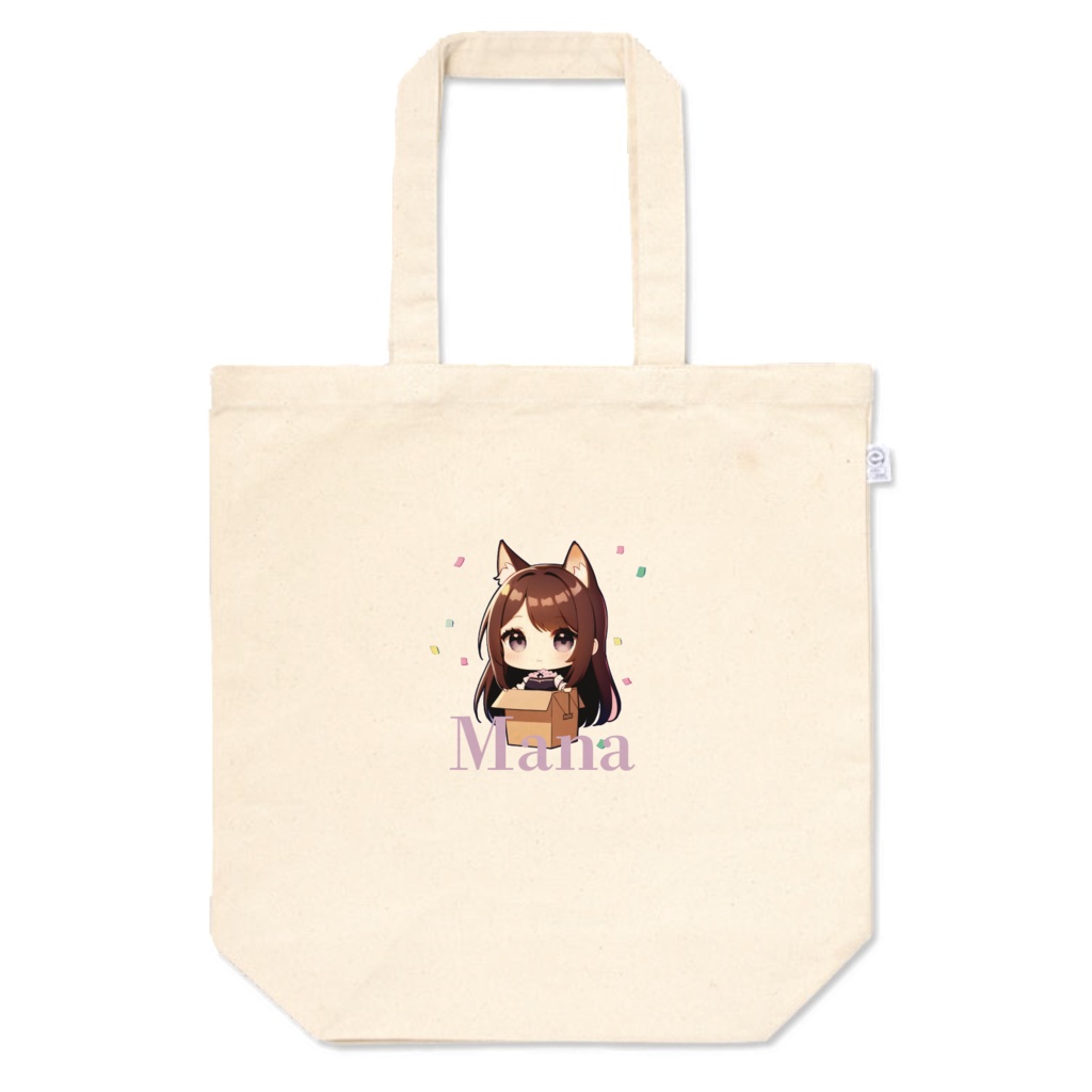 まなの箱入りワンポイント トートバッグ