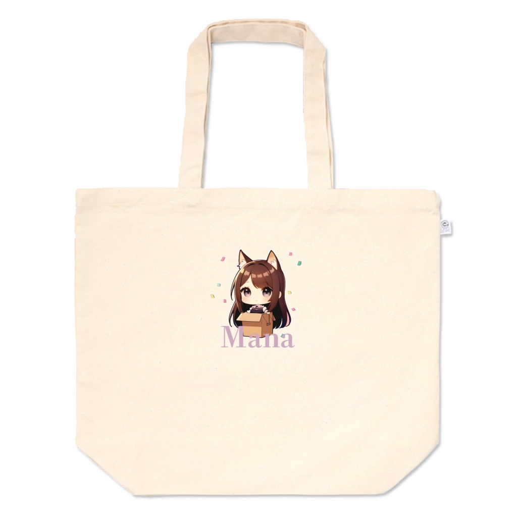 まなの箱入りワンポイント トートバッグ