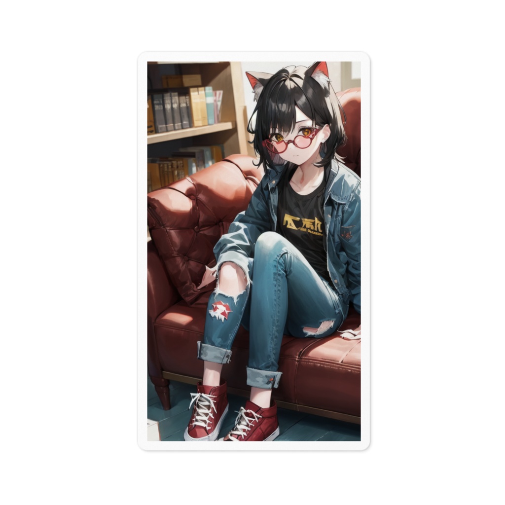 ストリート系まなのステッカー