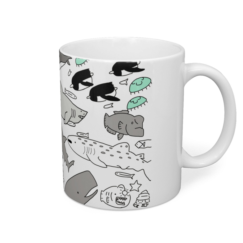 海洋生物マグカップ