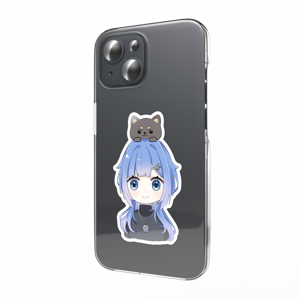 かわいい女の子（ウルフ）　ステッカー