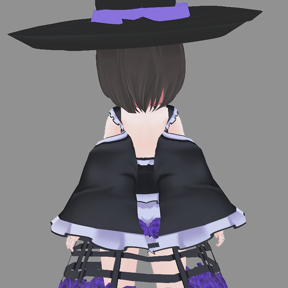 【VRoid】鳥かご薔薇ドレス(無料試着あり!)