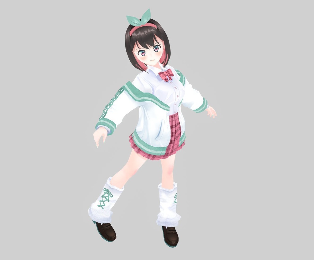 【VRoid】ルーズソックス(リボンあり/なし)【カスタムアイテム対応!】