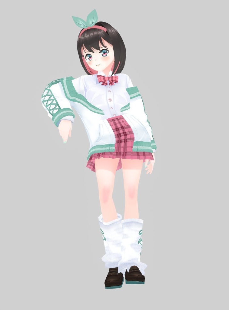 【VRoid】ルーズソックス(リボンあり/なし)【カスタムアイテム対応!】