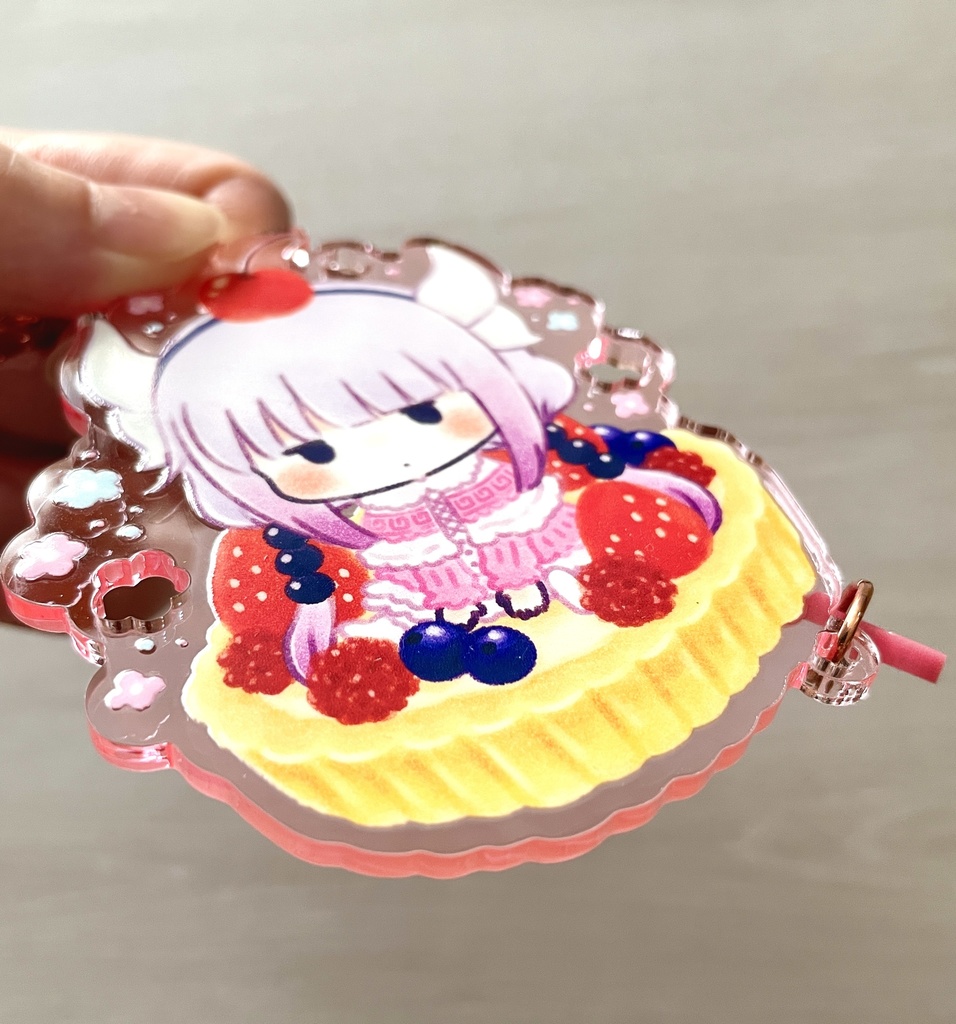 チャーム付き!京アニ アクリルキーホルダー