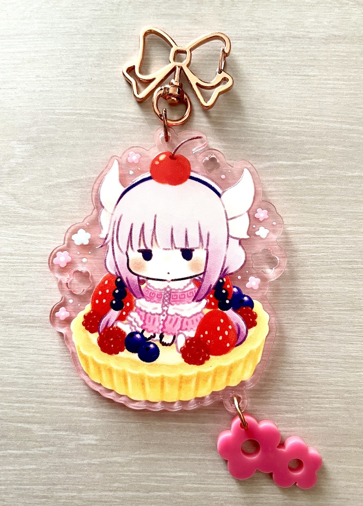 チャーム付き!京アニ アクリルキーホルダー