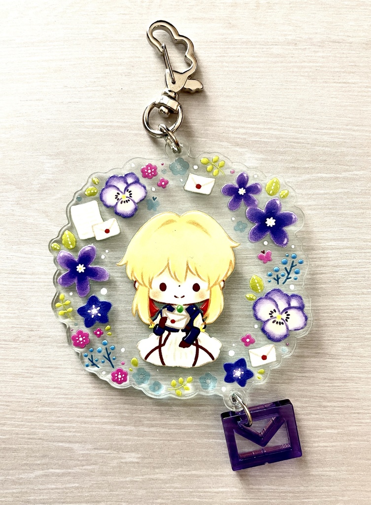 【セット販売】京アニ作品ファンアートイラスト集&アクリルキーホルダー3種