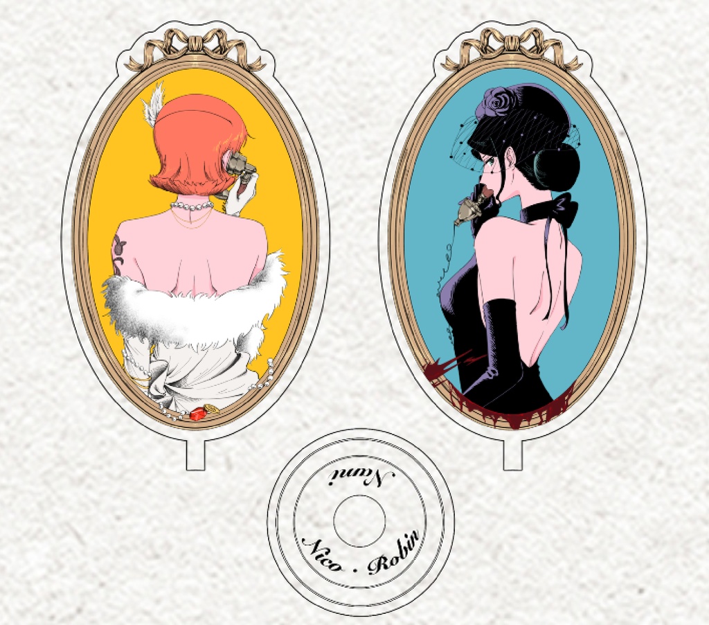 【ナミロビナミ】回転式アクリルスタンド