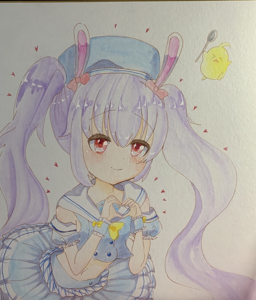 ラフィーちゃん大きめ色紙