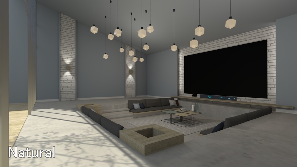 【VRC向けワールド】Courtyard House-中庭のある家-