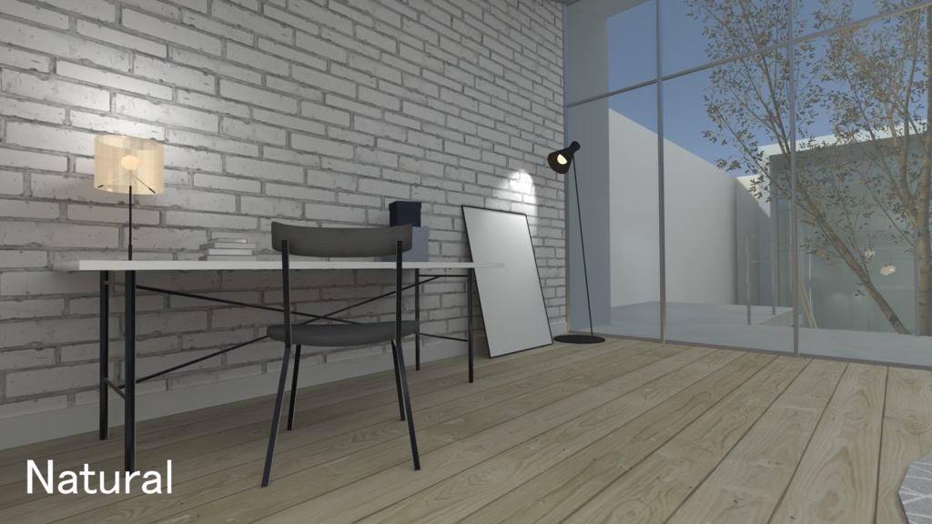 【VRC向けワールド】Courtyard House-中庭のある家-