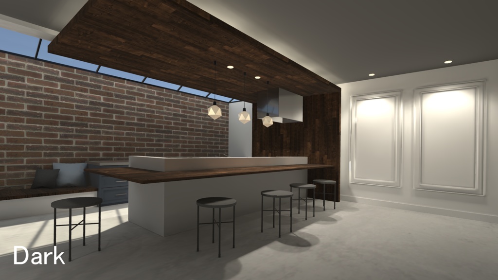 【VRC向けワールド】Courtyard House-中庭のある家-