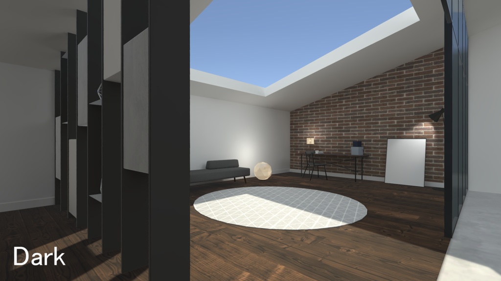 【VRC向けワールド】Courtyard House-中庭のある家-