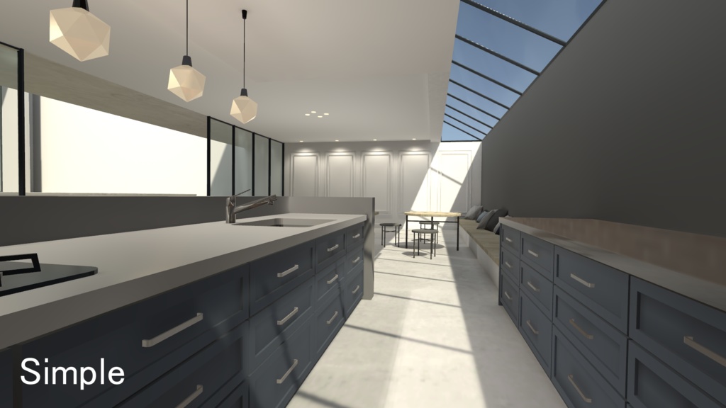 【VRC向けワールド】Courtyard House-中庭のある家-