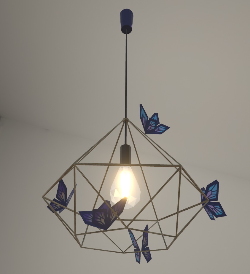〔3Dモデル〕Butterfly Light